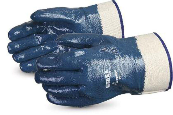 NITRILE FULLY COATED GLOVE w/SAFETY CUFF - S4153-F